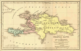 domingue saint map boundaries showing